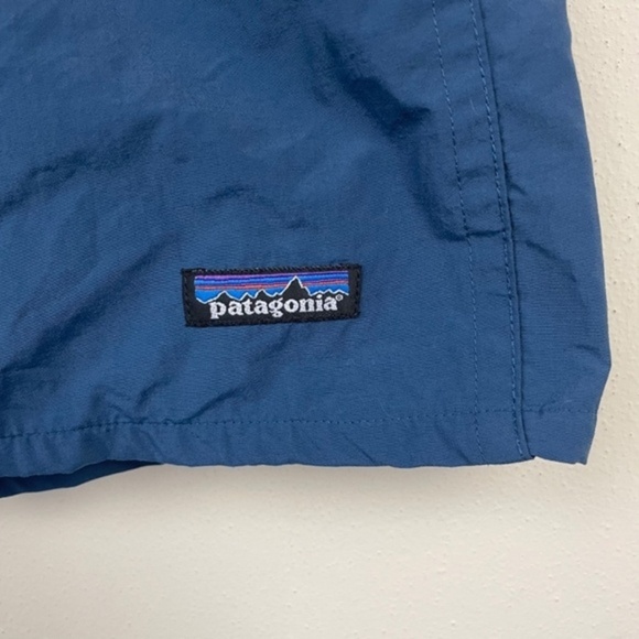 Vintage Patagonia‎ Baggies 90's Retro Navy Drawstring 3 inch Shorts - Picture 4 of 8
